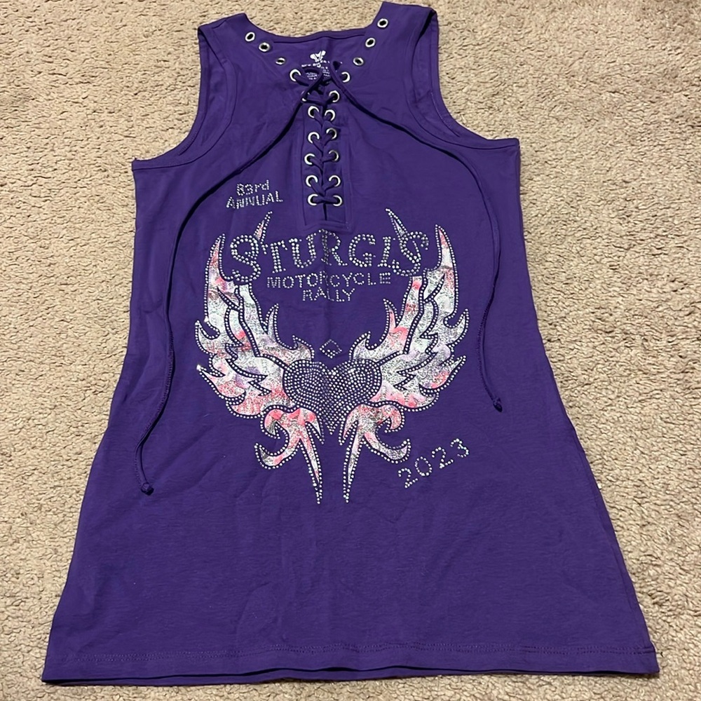 New! Sturgis Biker Tank Top. Size M.